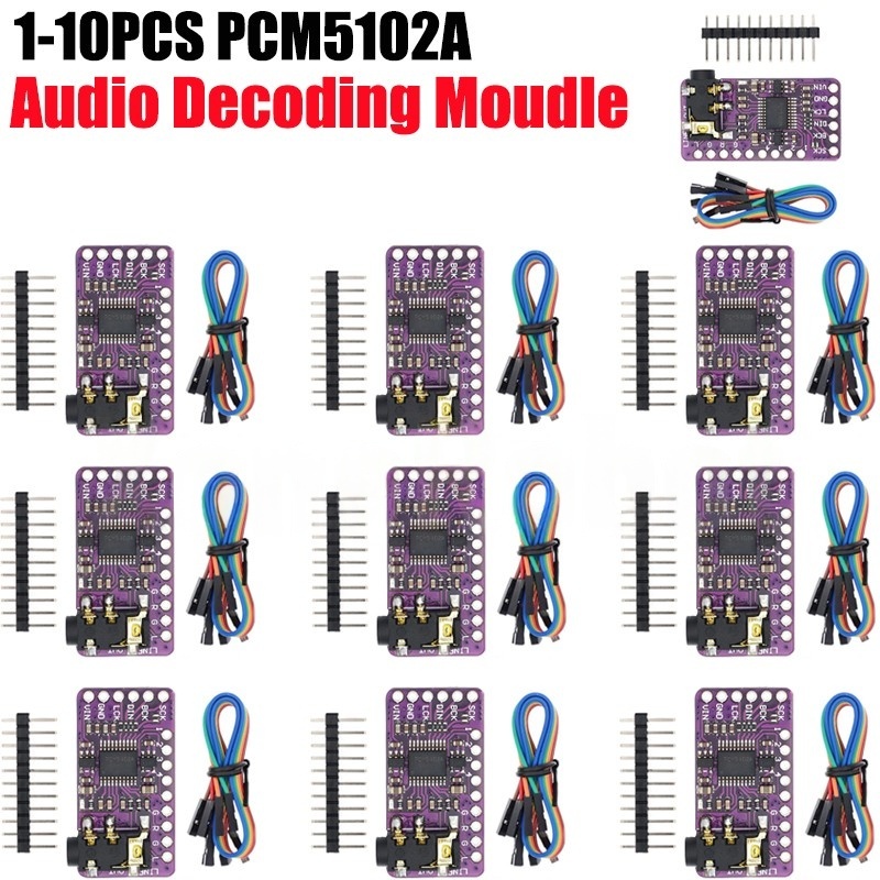 Pcm5102 - 1-10PCS Interface I2S PCM5102A DAC Decoder