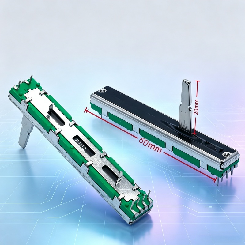 Potentiometer 10K - 1pc 6Pin 10KB×2 DCV1024 Linear Slider