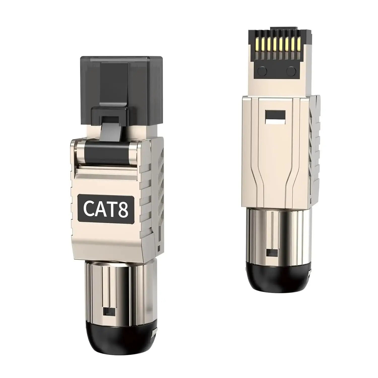 Rj45 Jack - ZoeRax 2-Pack RJ45 Connectors Tool Free