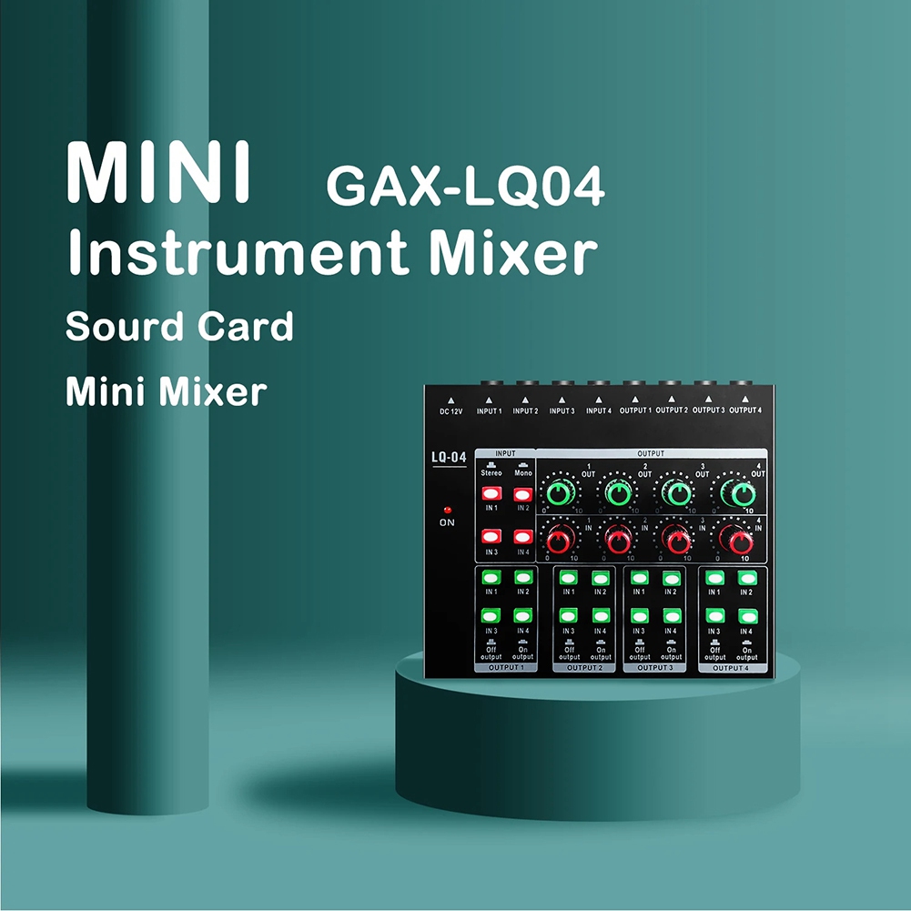 (MEOF] -LQ04 4-Channel Mixer 4 - Audio Interface 评论和价格