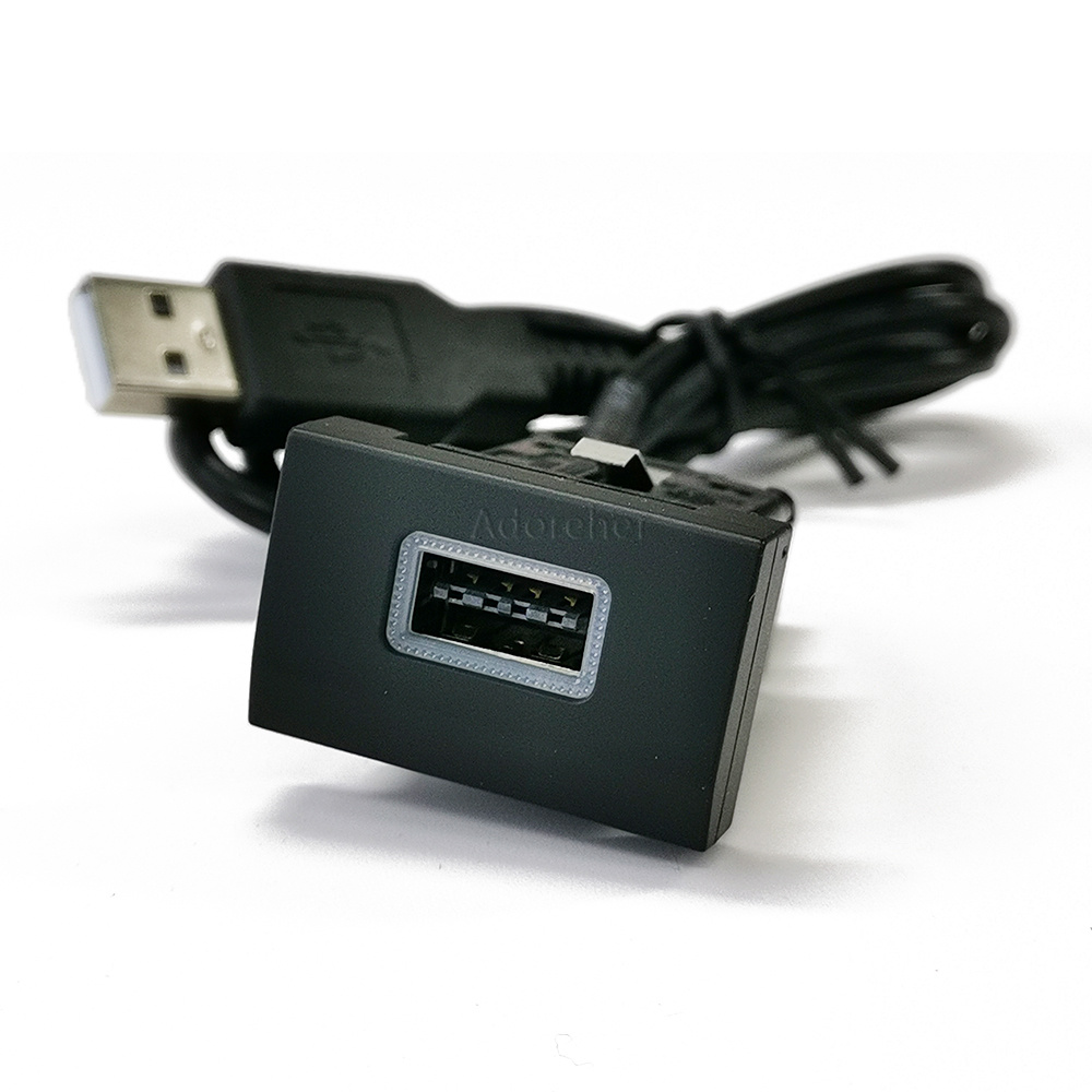 1PC Car USB Input Adapter Sock - Audio Interface 评论和价格