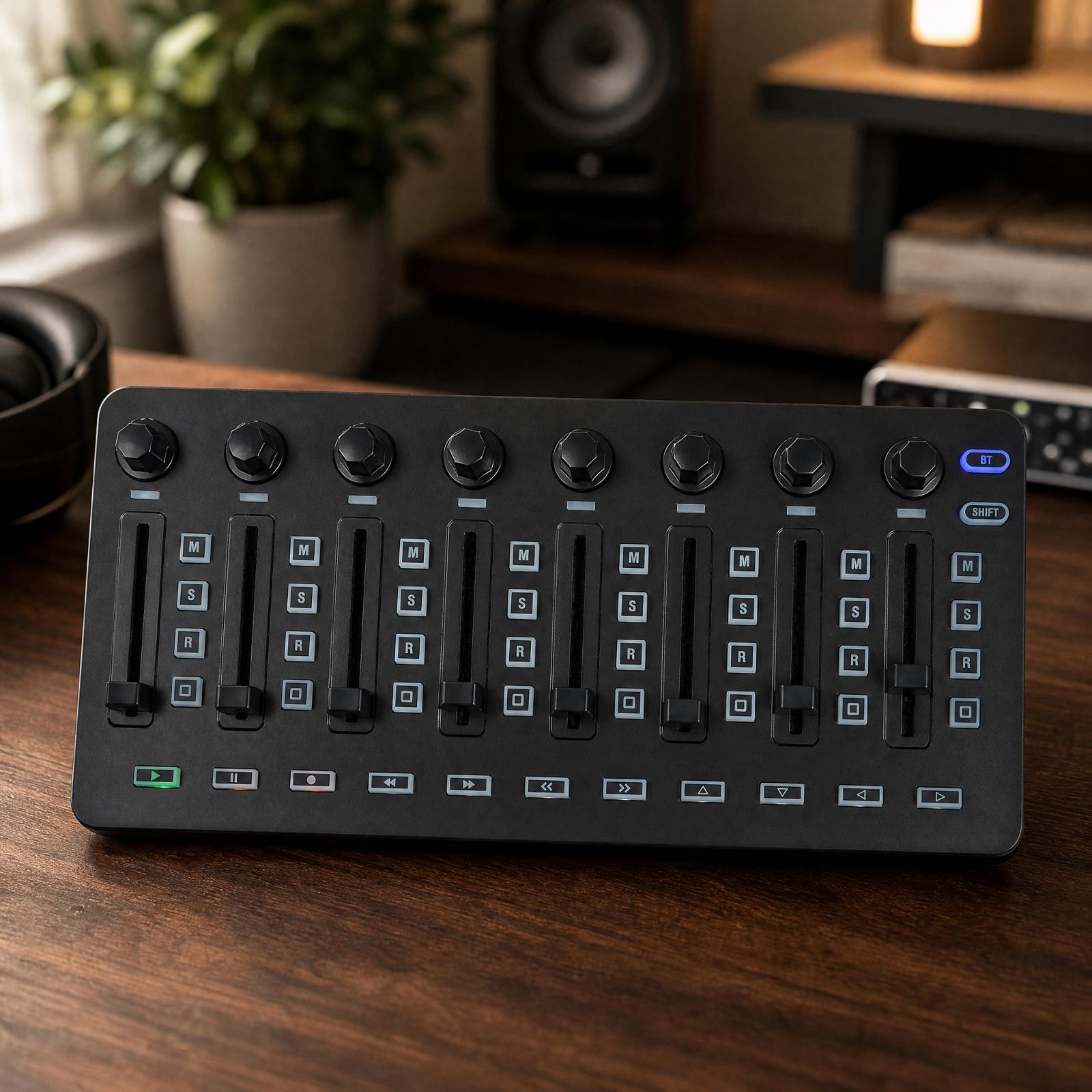 Compact MIDI Mixer Controller  - Audio Interface 评论和价格