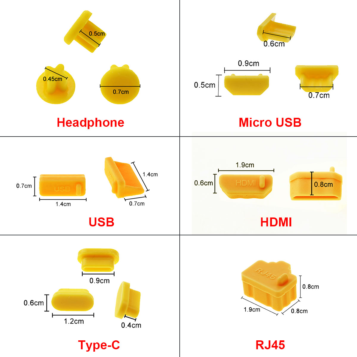 JCD 10pcs Silicone Type-C Micr - Mdi Cable 评论和价格