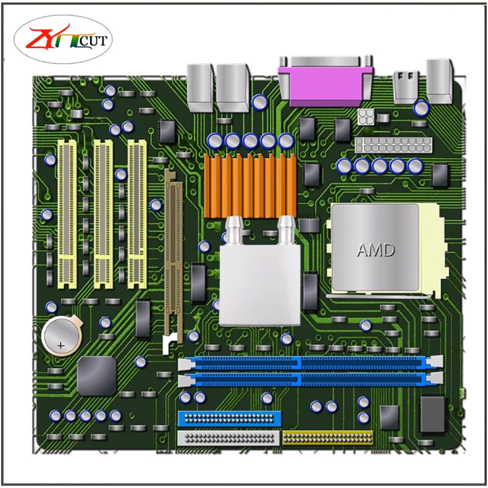 40 80mm CPU Aluminum water-coo - Heatsink Aluminum 评论和价格