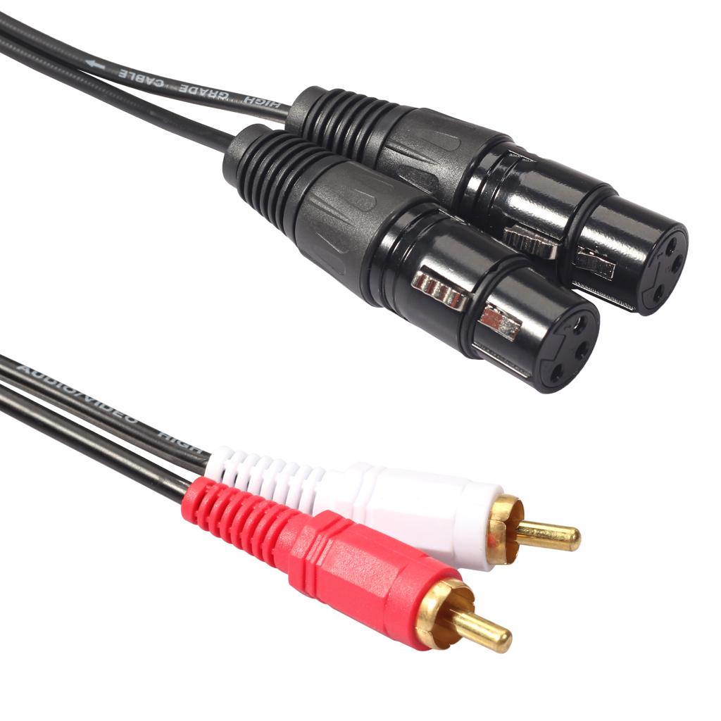 High Fidelity XLR RCA Audio Ca - Rca Cable 评论和价格