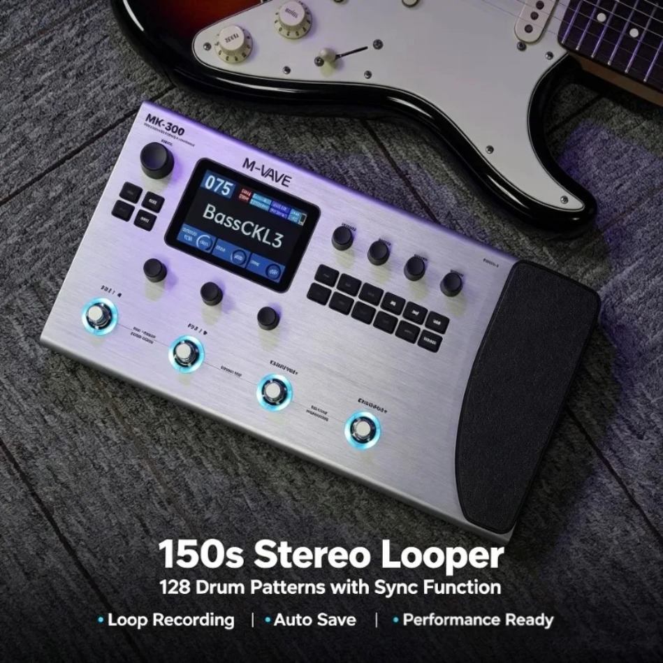 M-VAVE MK-300 Wireless Guitar  - Audio Interface 评论和价格