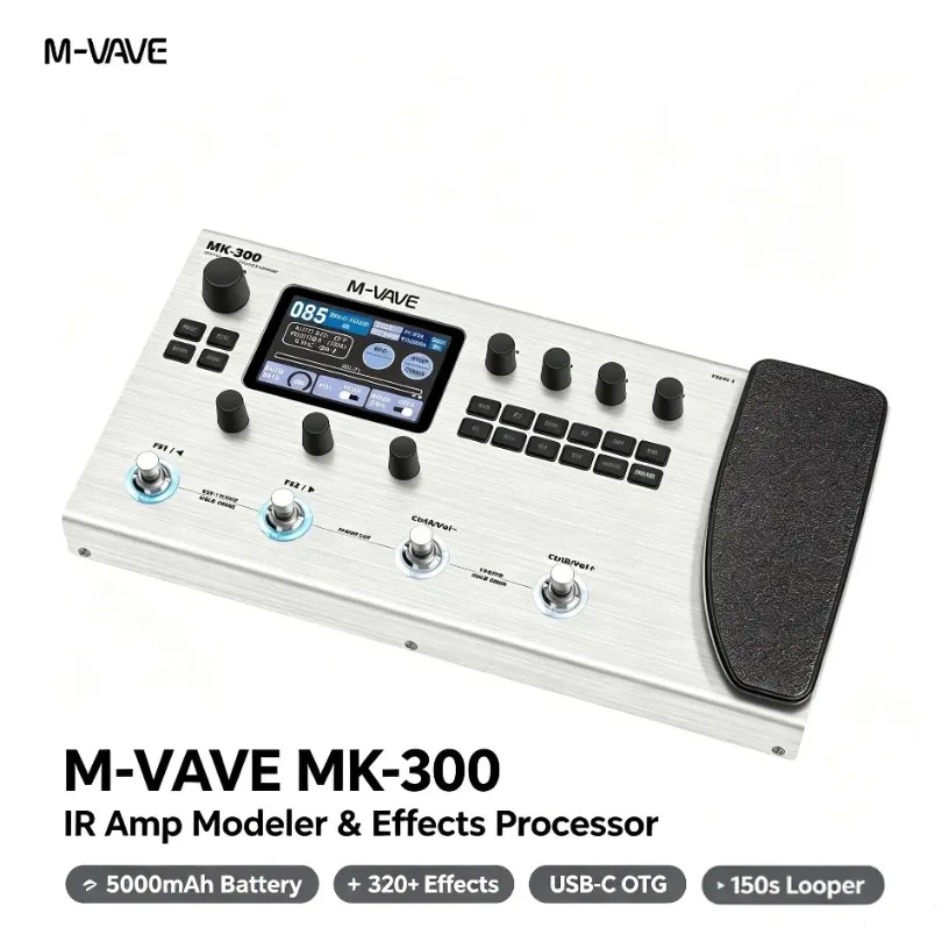 M-VAVE MK-300 Wireless Guitar  - Audio Interface 评论和价格