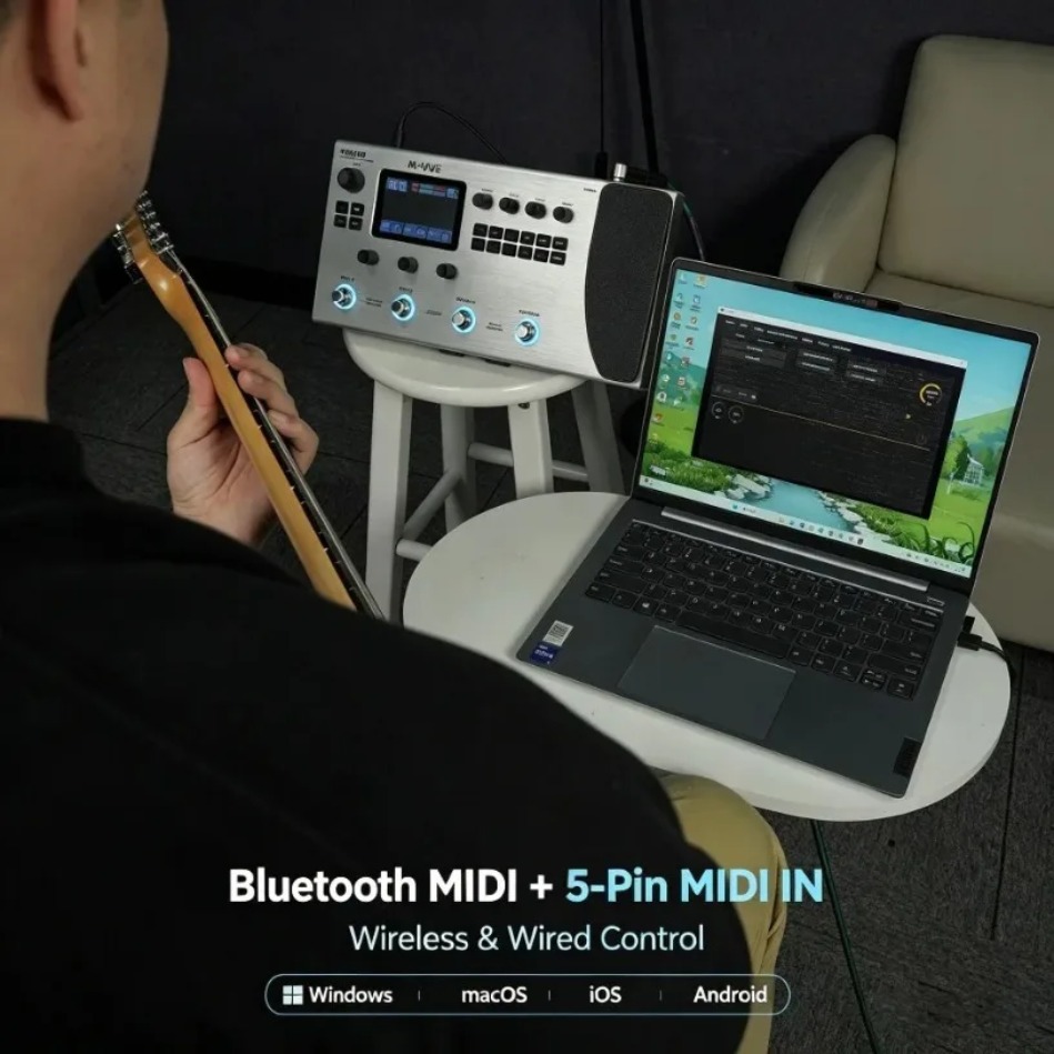 M-VAVE MK-300 Wireless Guitar  - Audio Interface 评论和价格