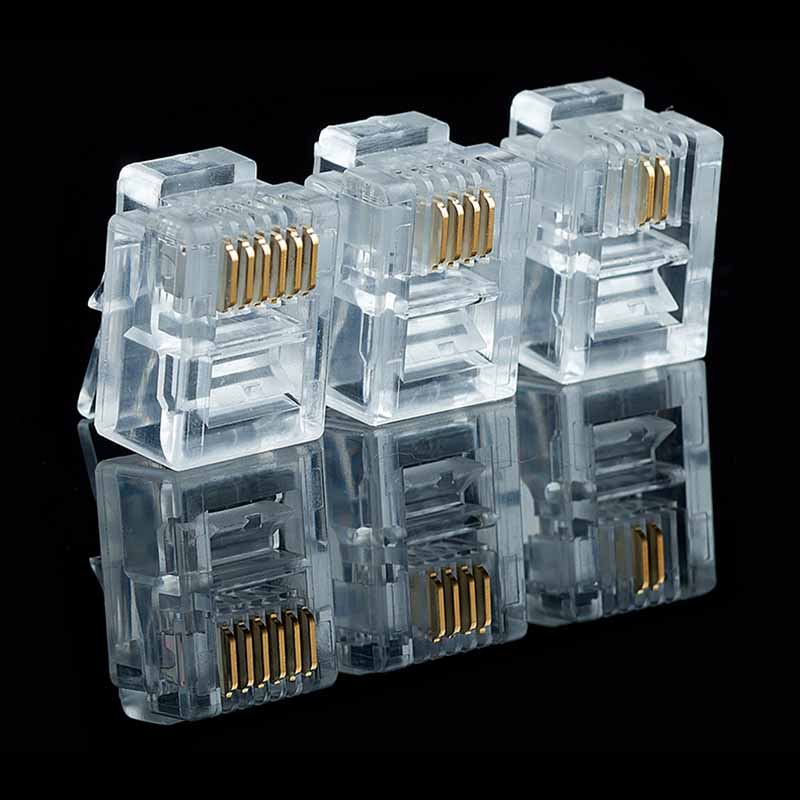 20/50/100PCS RJ11 6P2C 6P4C 6P - Rj45 Jack 评论和价格