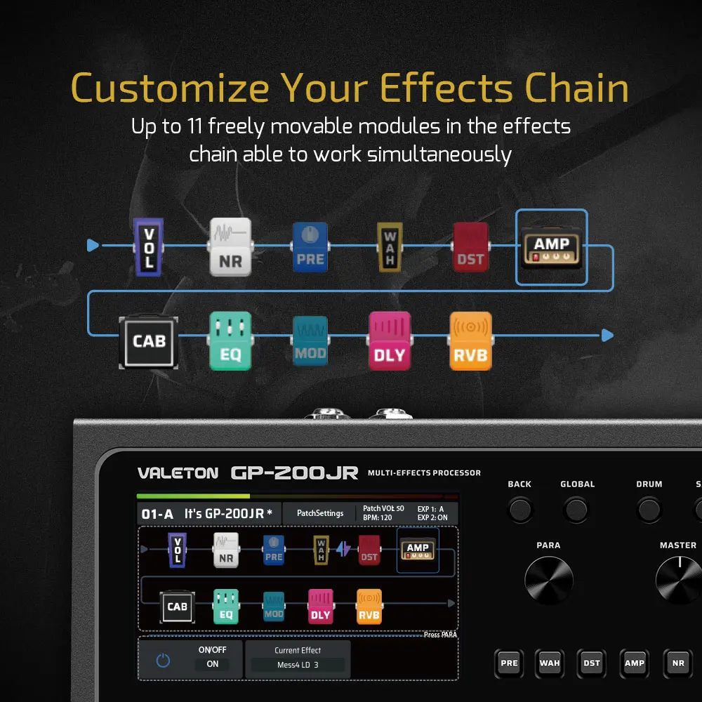VALETON GP-200JR Guitar Bass A - Audio Interface 评论和价格