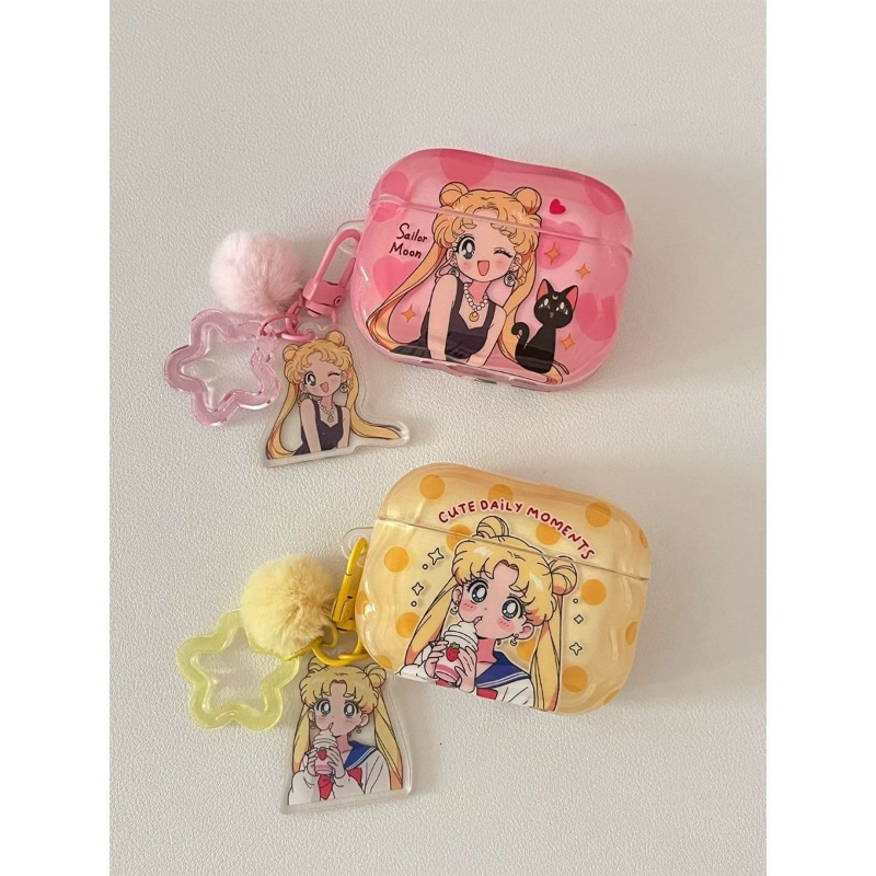 Sailor Moon Anime Cartoon Styl - Headphone Parts 评论和价格